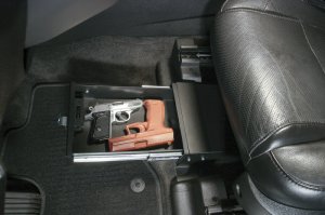 Ford Explorer Underseat Drawer - Front - Tuffy Products - Standard Key - Black - `11-`24 Ford Explorer Underseat Drawer - Front - Tuffy Products - Standard Key - Black - `11-`24